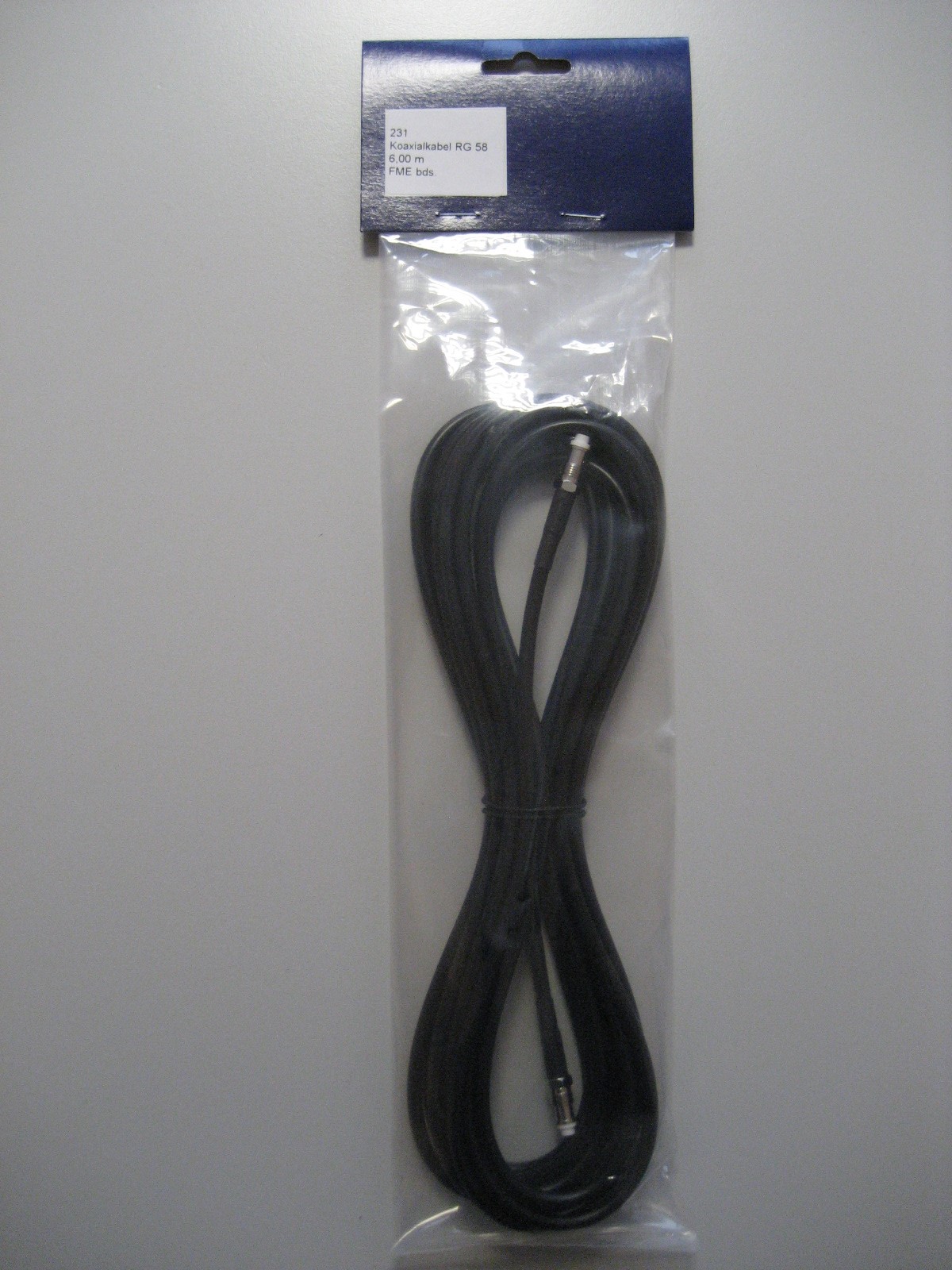 Kabel RG58 6m FME-Buchse beidseitig (7300.0600.02.02.01)