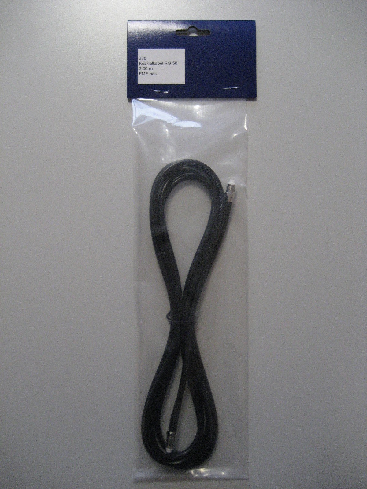 Kabel RG58 3m FME-Buchse beidseitig (7300.0300.02.02.01)