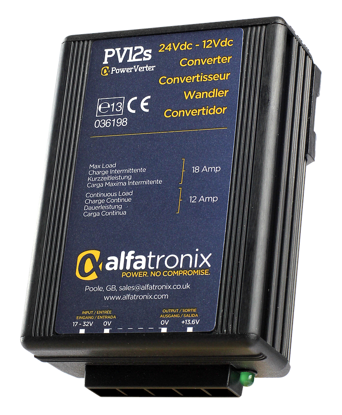 Alfatronix Spannungswandler 12/18A (PV12S)