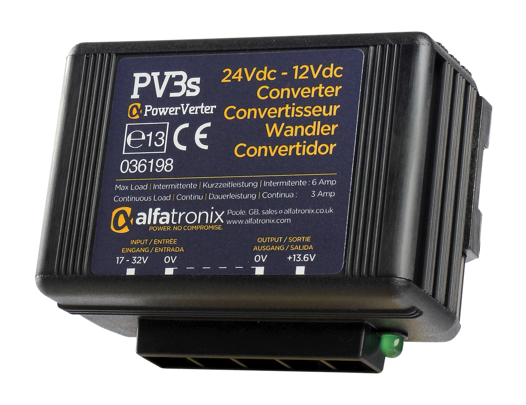Alfatronix Spannungswandler 3/6A (PV3s)