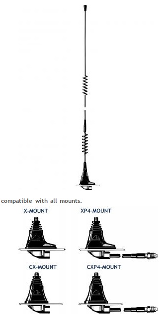 Procom 880-960 MHz Ersatzstrahler (MU906-X/h)