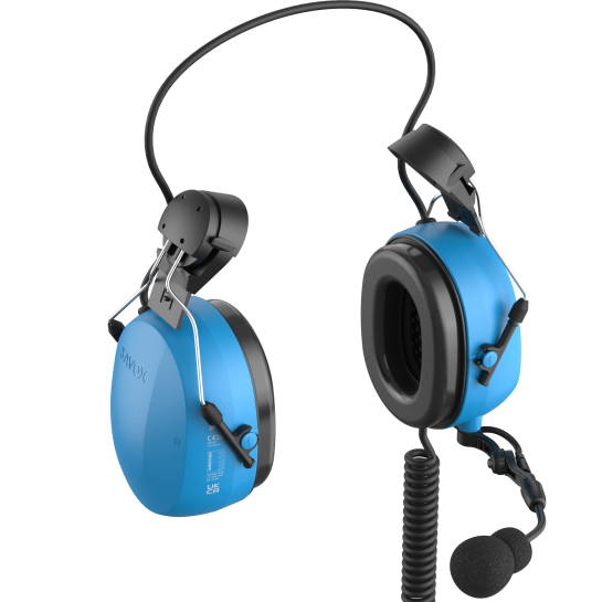 HS700Ex Savox ATEX  Headset mit Helmhalterung mit NExus Buchse, IP67