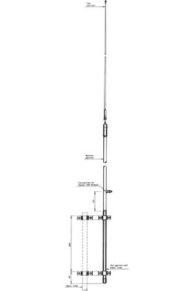 Procom 1,4 MHz - 30 MHz Sende-Empfangsantenne (HF 5000)