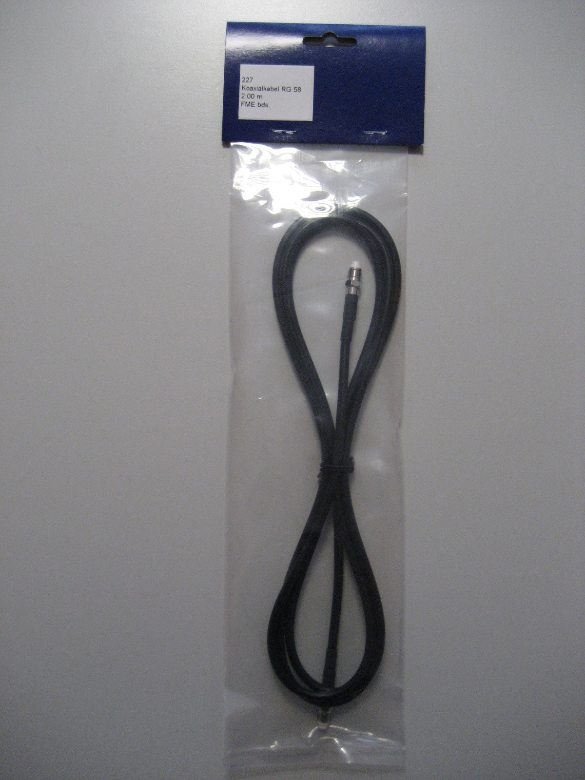 Kabel RG58 2m FME-Buchse beidseitig (7300.0200.02.02.01)
