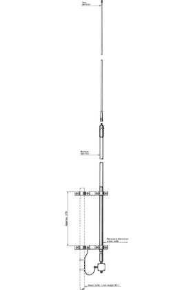 Procom 100 KHz - 30 MHz passive Breitband Empfangsantenne (RX 5000)