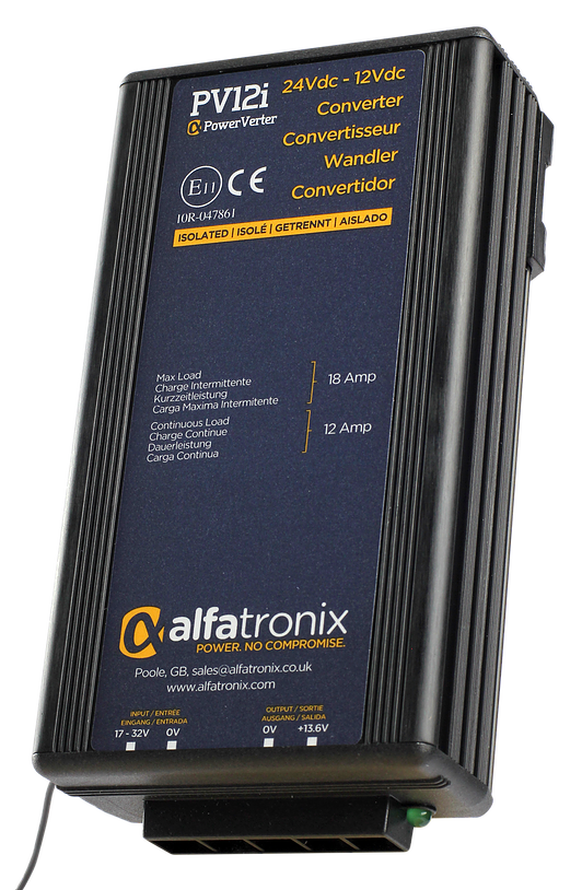Alfatronix Spannungswandler 12/18A (PV12i)