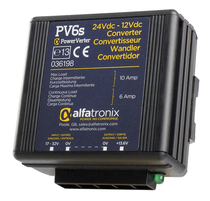 Alfatronix Spannungswandler 6/10A (PV6S)