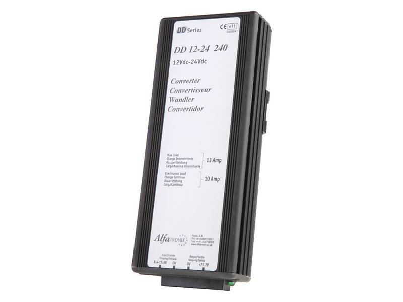 Alfatronix Spannungswandler 10 bis 12,5 Ampere (DD12-24 240)