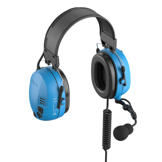 HS750Ex Kopfband-Headset mit Umgebungsgeräuschkontrolle, Nexus-Buchse, IP65, ATEX