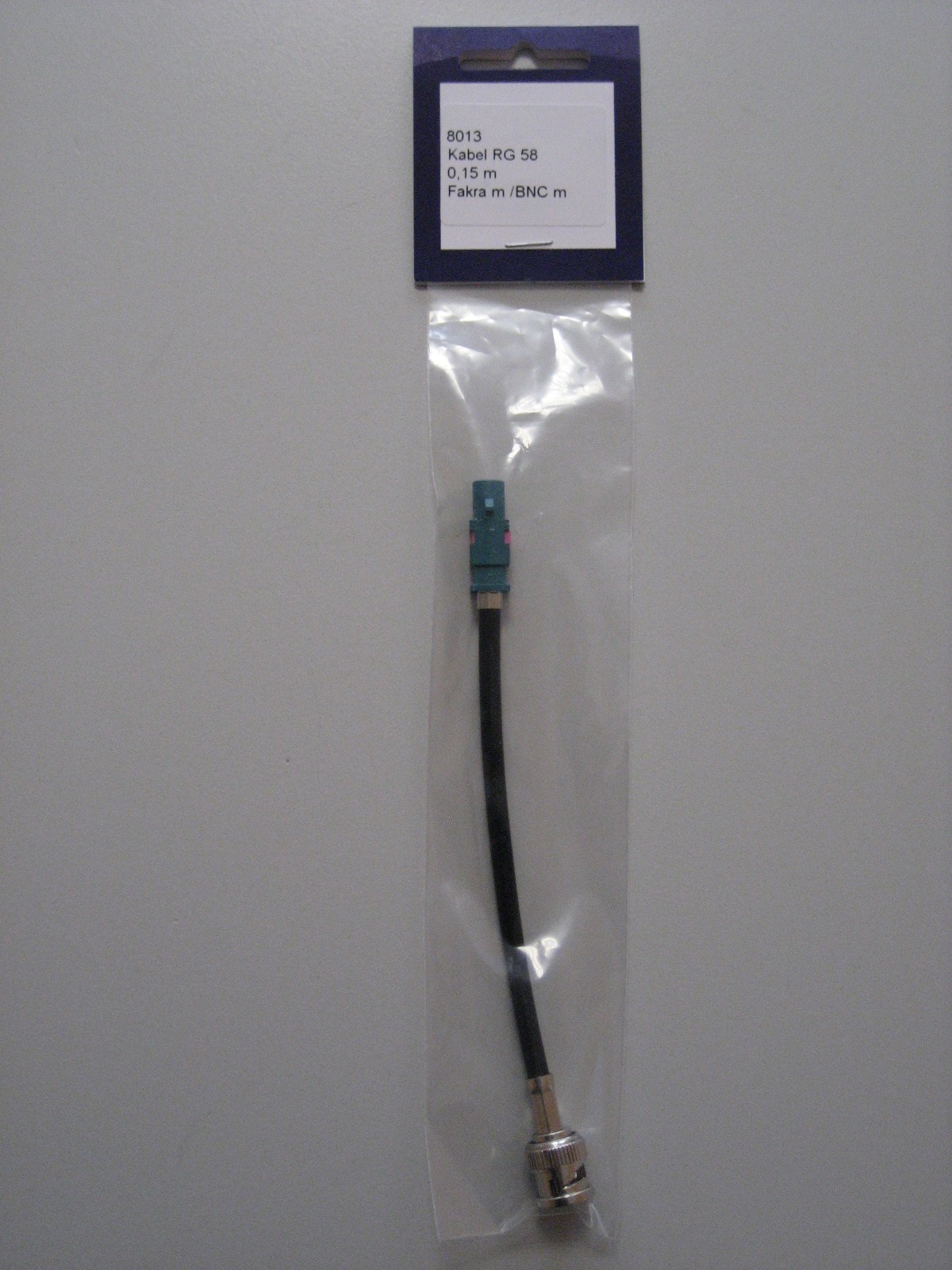 Stecker FAKRA-Stecker/BNC-Stecker (FAKRA-male/BNC-male)