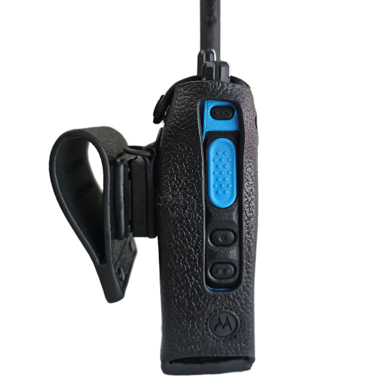 Hartledertasche mit fester Gürtelschlaufe  2,5" ohne Display